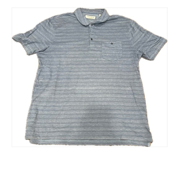 English Laundry Other - NWOT English laundry, light blue gray striped polo T-shirt
